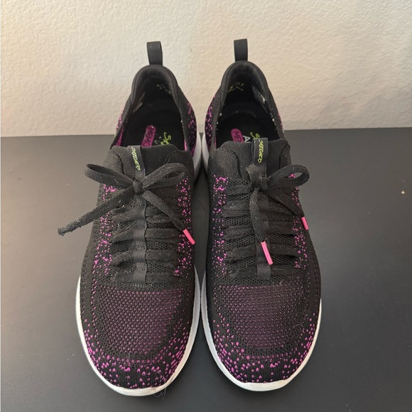 Skechers Women’s Ultra Flex Twighlight Twinkie Black Sneakers Shoes Size‎ 10 - Picture 8 of 9